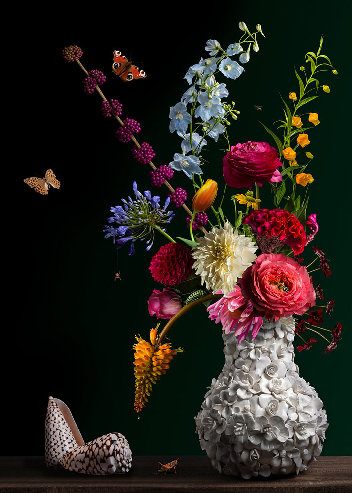 Stilleven Bloemen Balthasar van der Ast — bloemstilleven van Sander van Laar