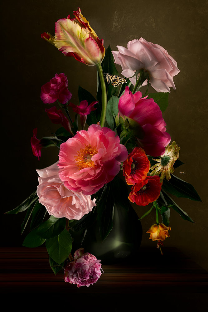 Royal Century bloemstilleven — bloemstilleven van Sander van Laar