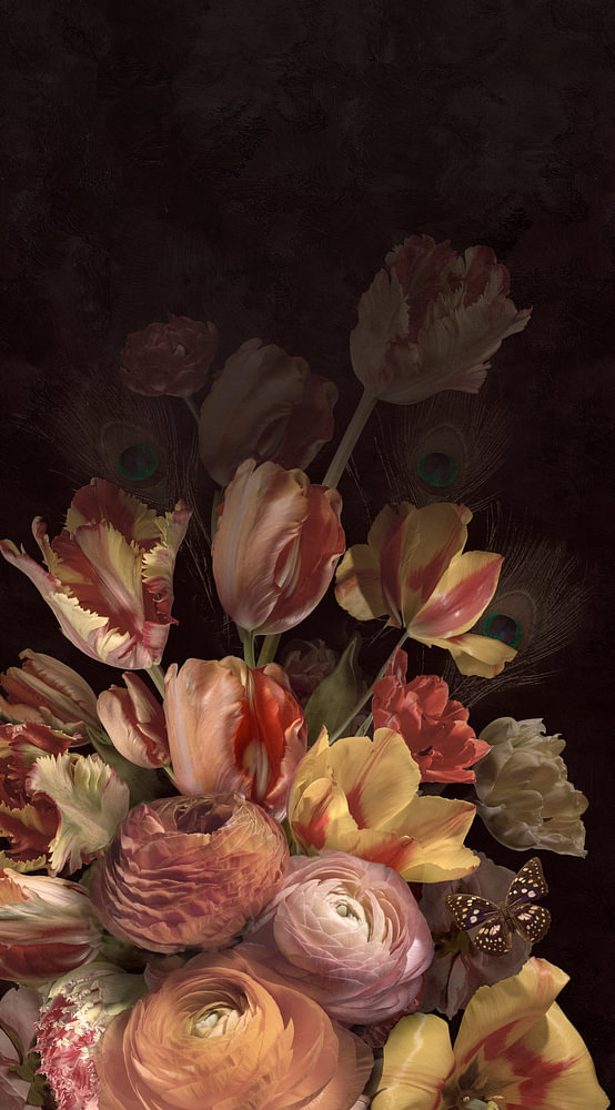 Royalistic II bloemstilleven — bloemstilleven van Sander van Laar