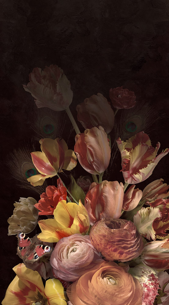 Royalistic I bloemstilleven — bloemstilleven van Sander van Laar