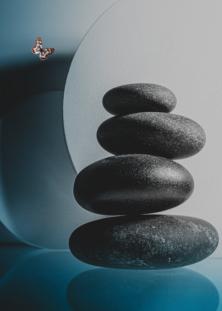 Stilleven Royal Stones — bloemstilleven van Sander van Laar